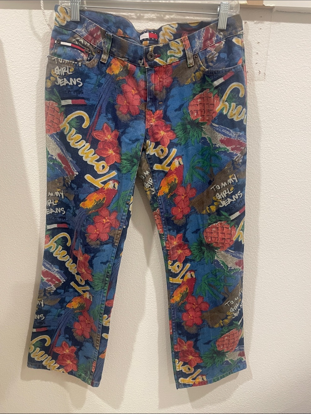 Tommy Hilfiger Blue Floral & Pineapple Print Jeans